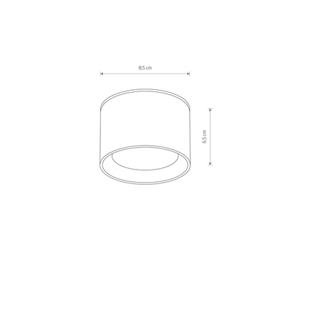 Spot sufitowy BOL WHITE szer. 8,5cm GX53 | biały 10483