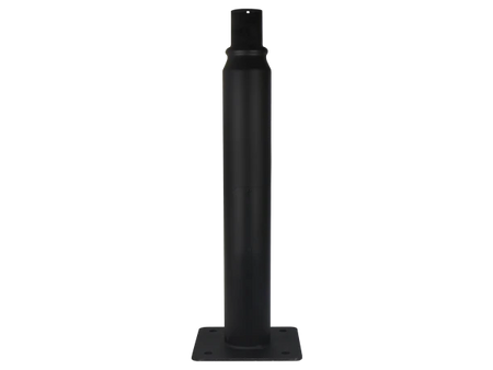 Składany maszt pod latarnię latarnia słup oświetleniowy składany 4m czarny PRIME