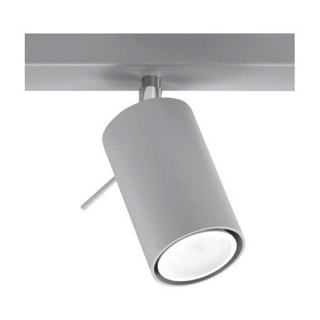 Plafon RING 3 punktowy Stal kolor szarym 40W, SL.0451