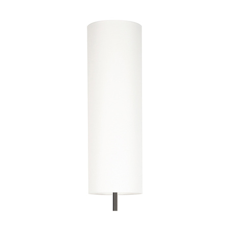 Lampa podłogowa Eleganta w zestawie Zintegrowana dioda LED 1800 lm+500 lm 3000 K 22 W antracytowy metal/czarny kabel z tkaniny/biały klosz z tkaniny 15921123