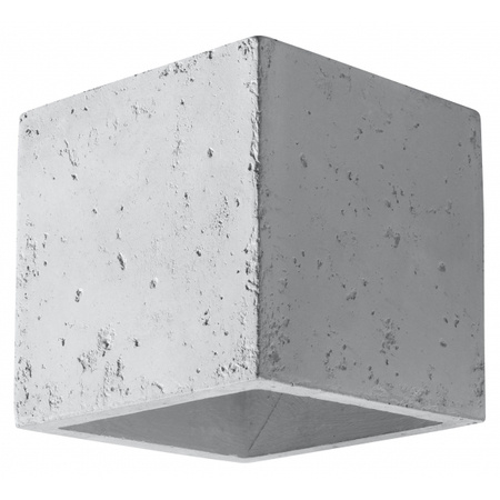 Kinkiet betonowy QUAD SL.0487 1xG9 szary